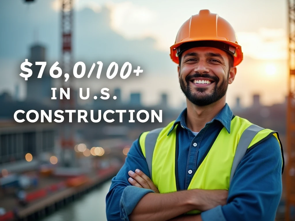 Build Your Future: $76,000+ Construction Jobs with Visa Sponsorship in the USA