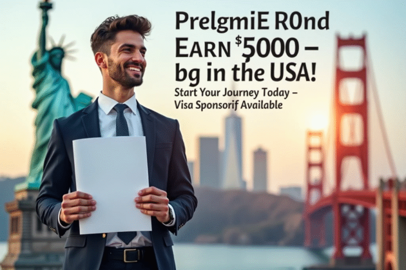 5 Best Ways to Relocate to the USA & Earn Between $2,000 – $5,000 Weekly: APPLY NOW!!