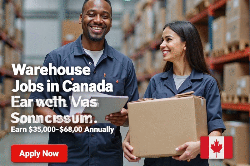 Earn $35,000 – $68,000 Warehouse Jobs in Canada with Visa Sponsorship: APPLY NOW!